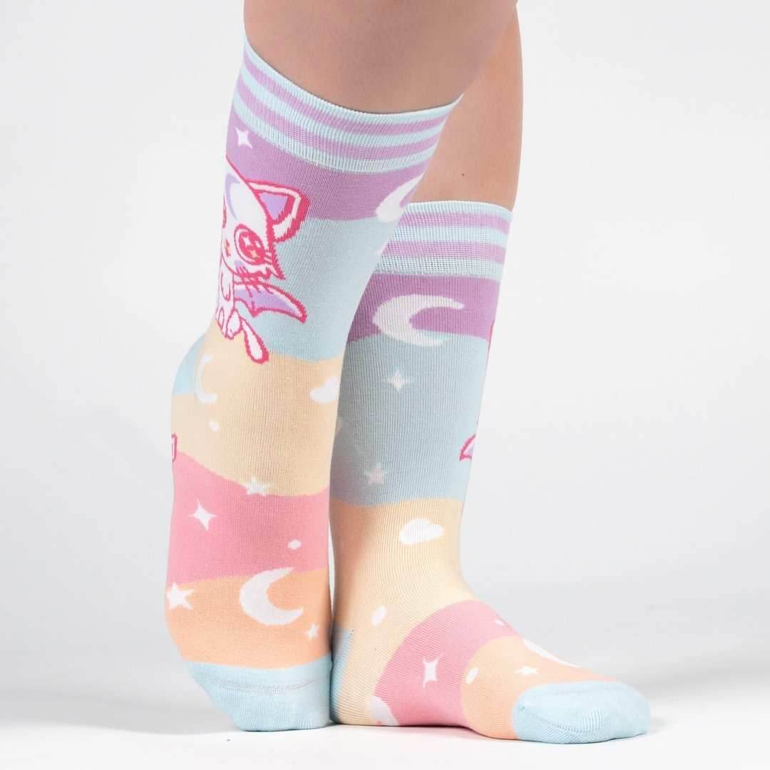Mystic Kitty Crew Socks - 