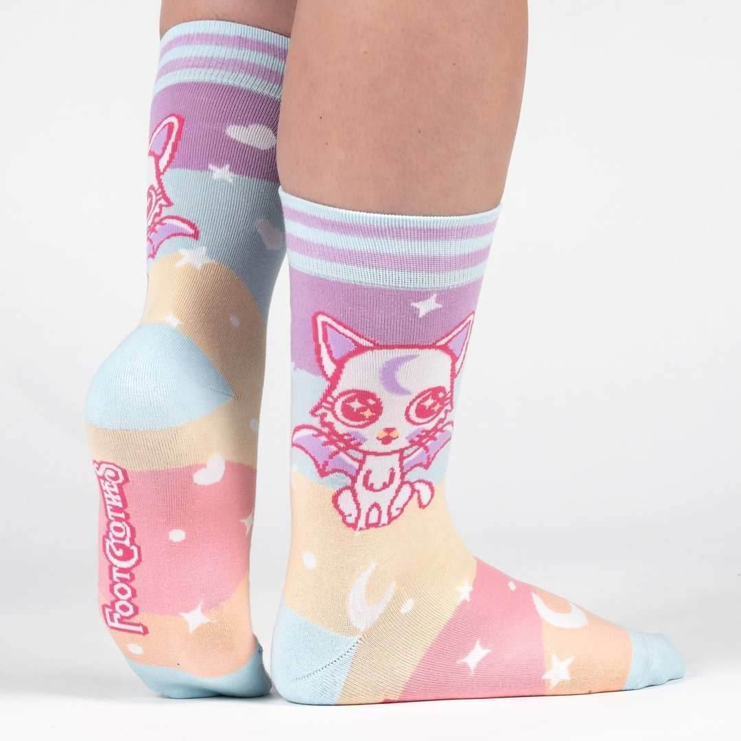 Mystic Kitty Crew Socks - 