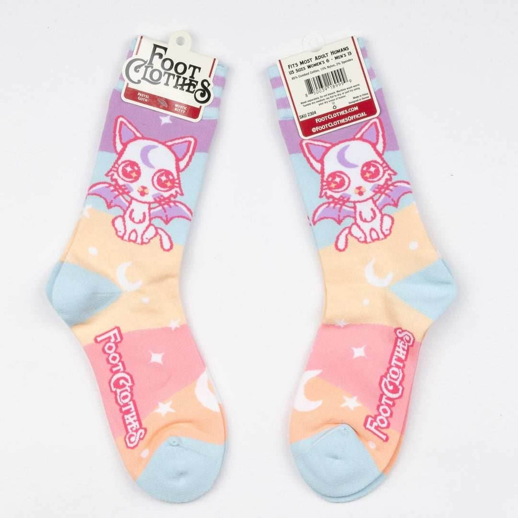Mystic Kitty Crew Socks - 