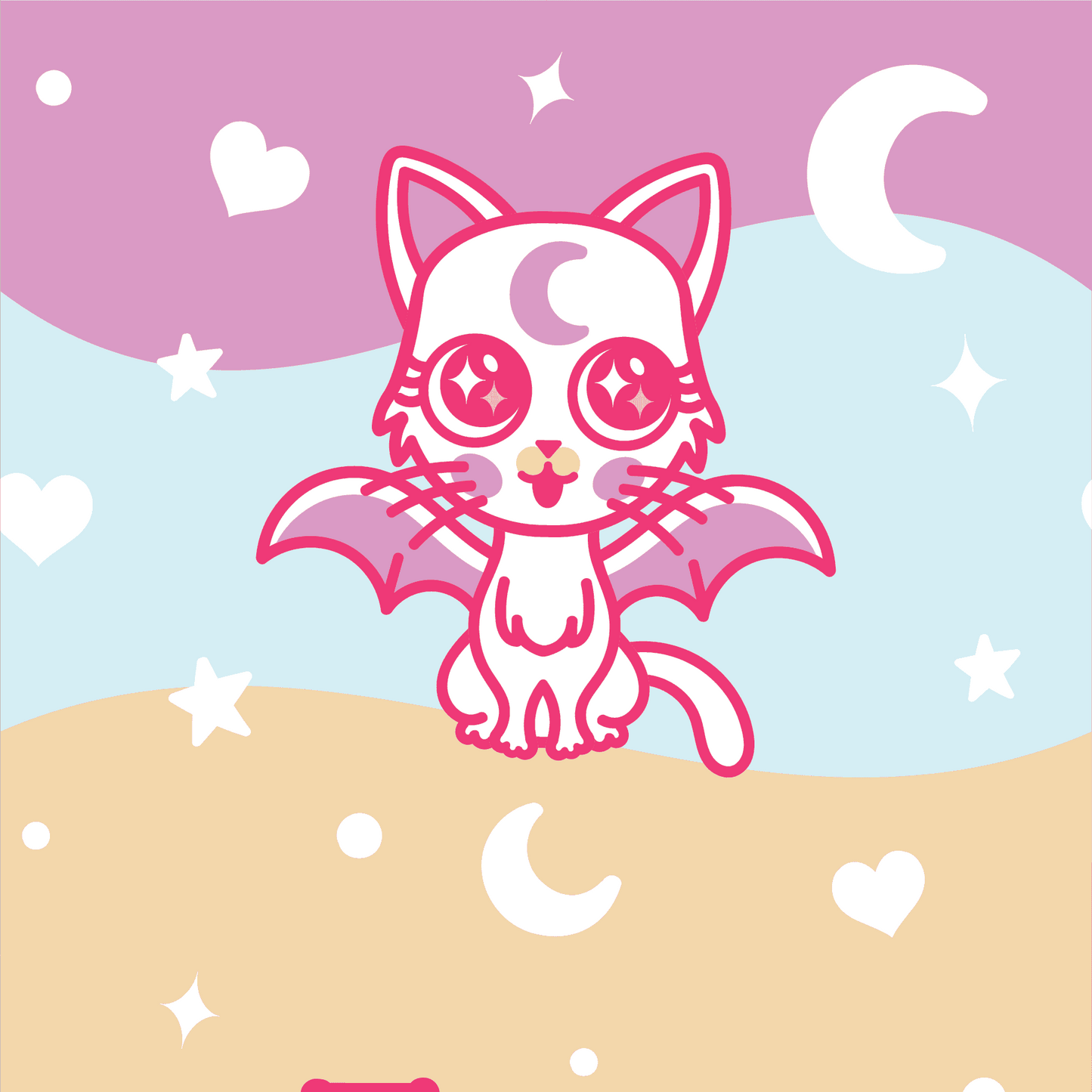 Mystic Kitty Crew Socks - 