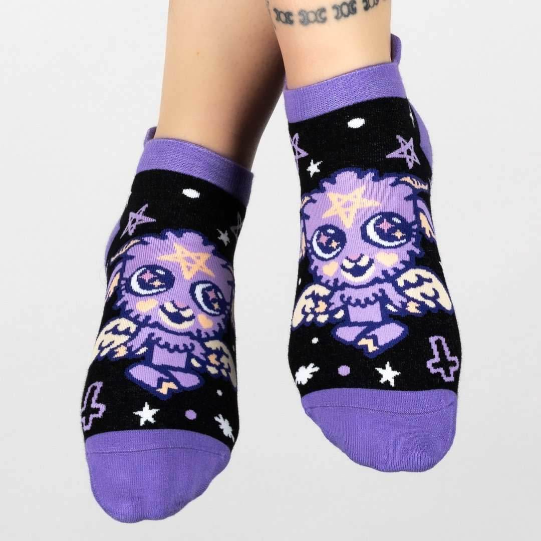 Baby Baphomet Ankle Socks - 