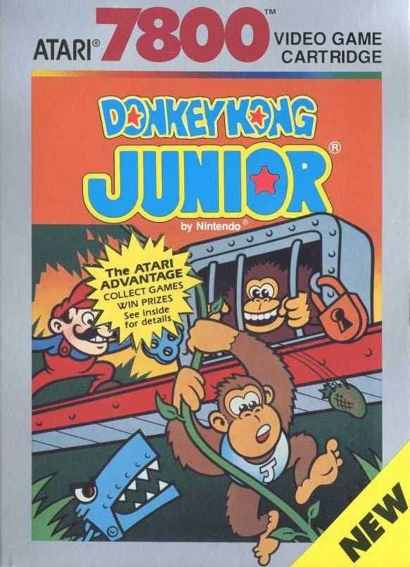 Donkey Kong Junior (Atari 7800) - Game Manual Only