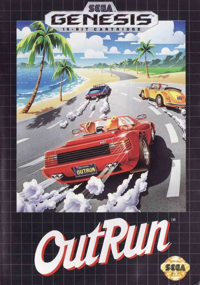 OutRun (Sega Genesis) - Game Manual Only