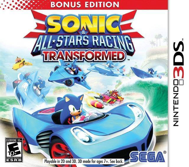 Sonic All-Stars Racing Transformed Bonus Edition (Nintendo 3DS) - Game Manual Only