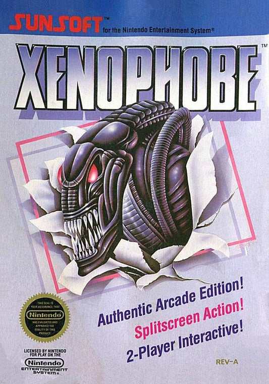 Xenophobe (Nintendo NES) - Game Manual Only