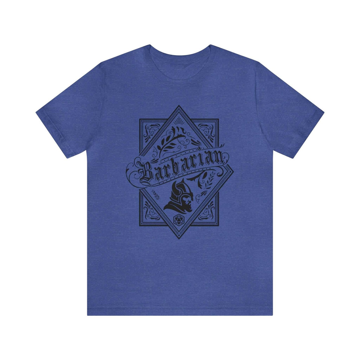 Barbarian Class Shirt - Heather True Royal / S