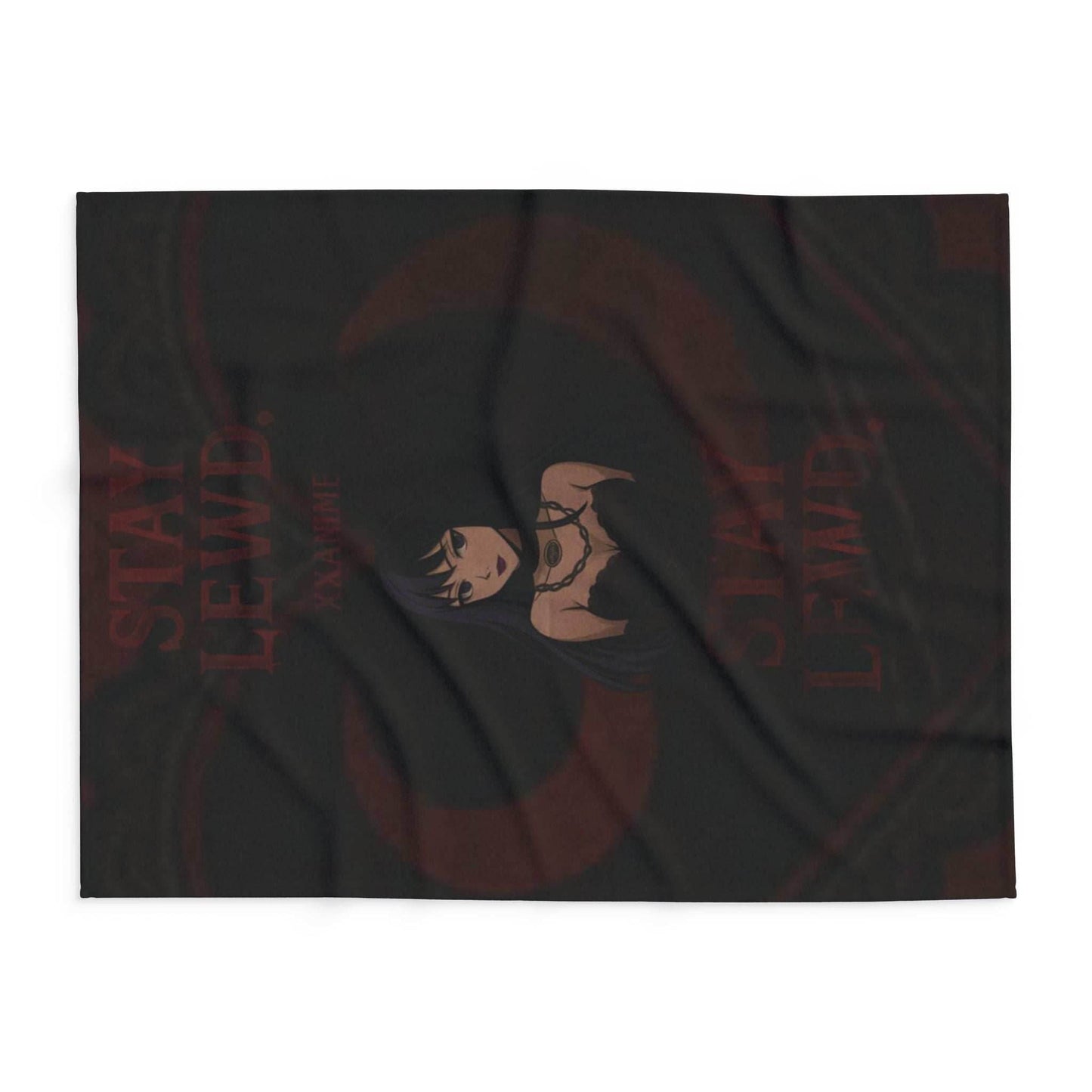 Stay Lewd Arctic Fleece Blanket, Cozy Throw for Home Decor, Perfect Gift for Fans, Gothic Aesthetic Blanket, Soft Bedding for All Seasons - 30'' × 40''