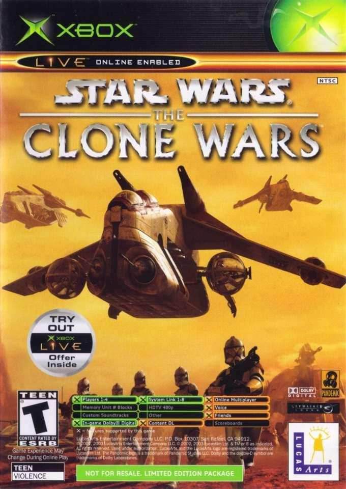 Star Wars: The Clone Wars & Tetris Worlds (Xbox) - Game Manual Only