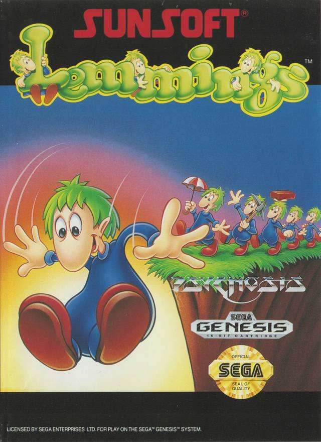 Lemmings (Sega Genesis) - Game Manual Only