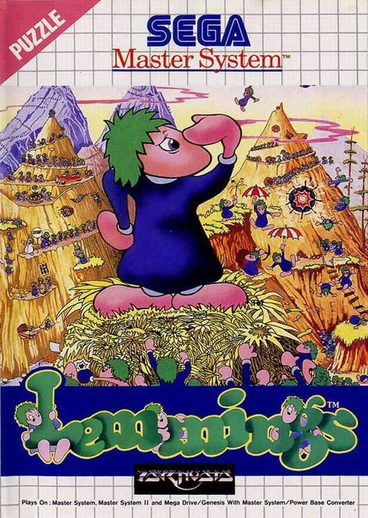 Lemmings (Sega Master System) - Game Manual Only