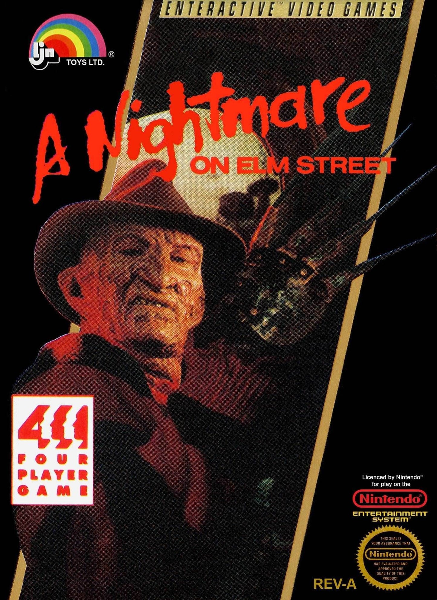 Nightmare on Elm Street (Nintendo NES) - Game Manual Only