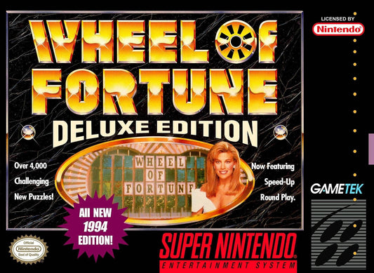 Wheel of Fortune Deluxe Edition (Super Nintendo) - Game Manual Only