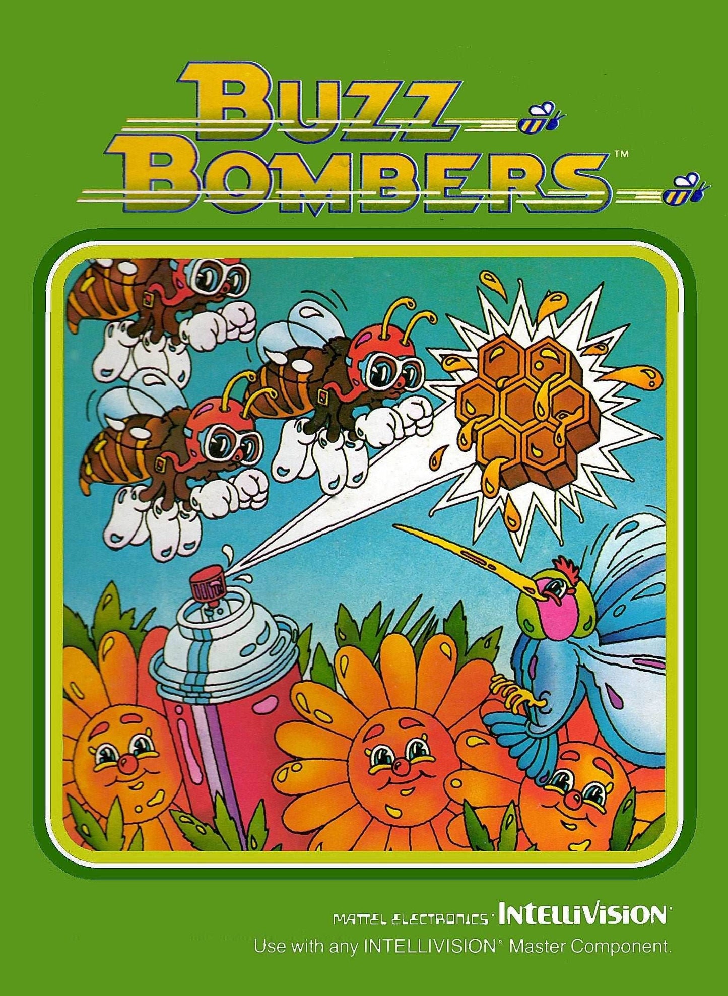 Buzz Bombers (Intellivision) - Game Manual Only