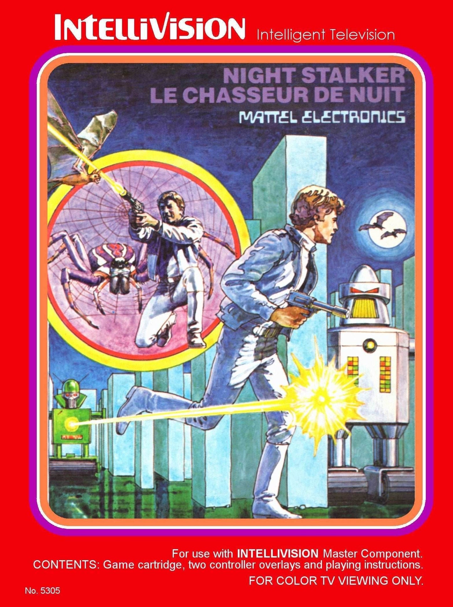 Night Stalker (Intellivision) - Game Manual Only
