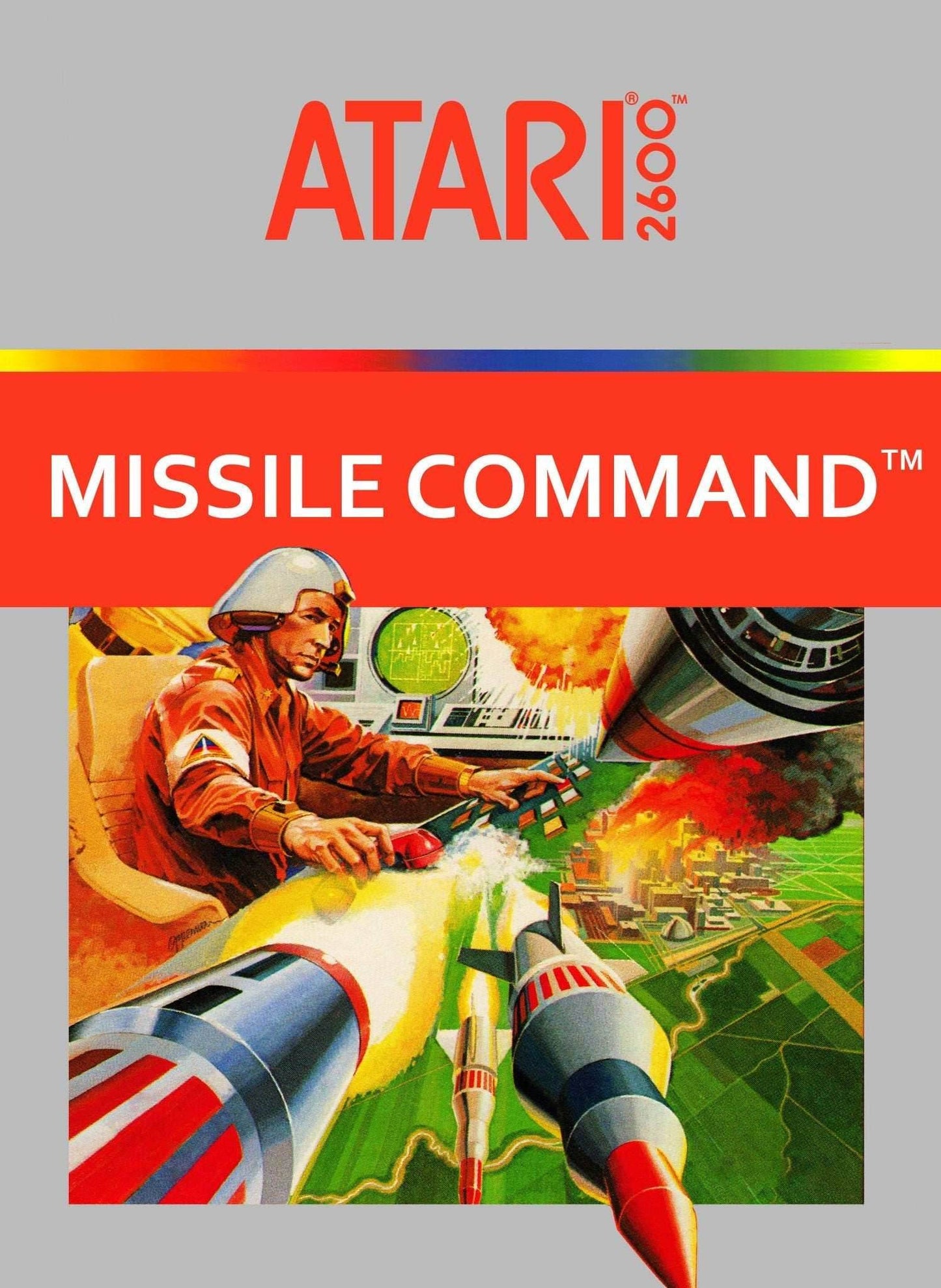 Missile Command (Atari 2600) - Game Manual Only
