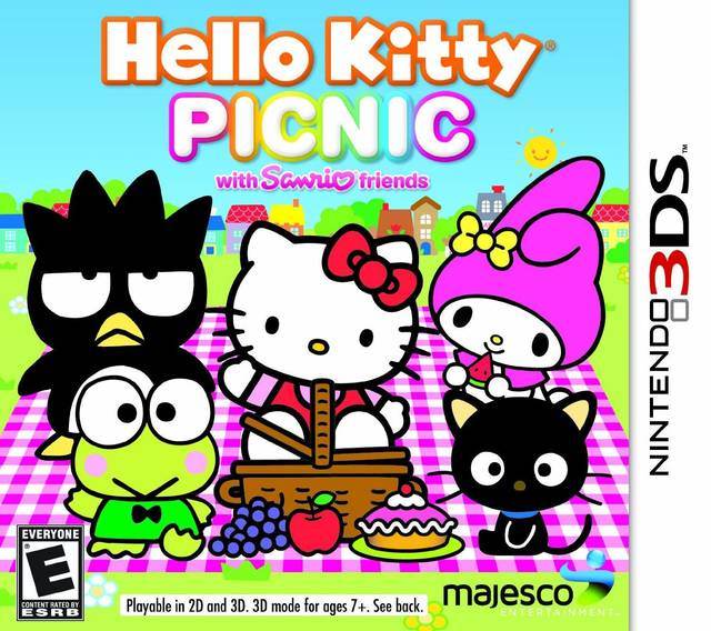 Hello Kitty Picnic With Sanrio Friends (Nintendo 3DS) - Game Only