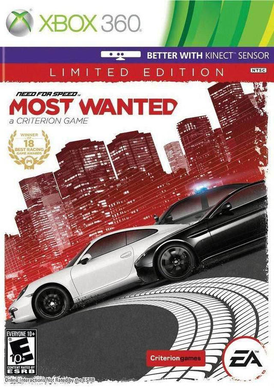Need For Speed: Most Wanted Limited Edition (Xbox 360) - Game Manual Only