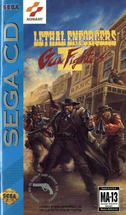 Lethal Enforcers II: Gun Fighters (Sega CD) - Game Manual Only