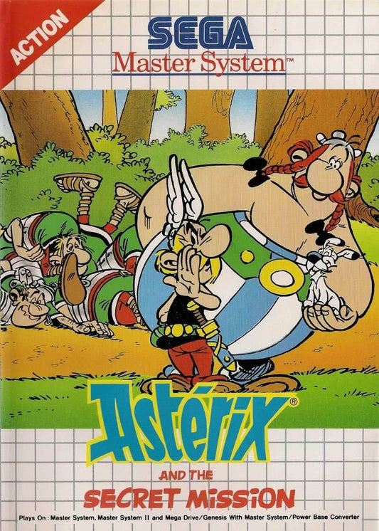 Asterix and the Secret Mission (Sega Master System) - Game Manual Only