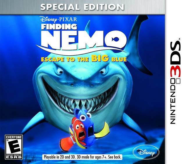 Finding Nemo: Escape To The BIG Blue Special Edition (Nintendo 3DS) - Game Manual Only
