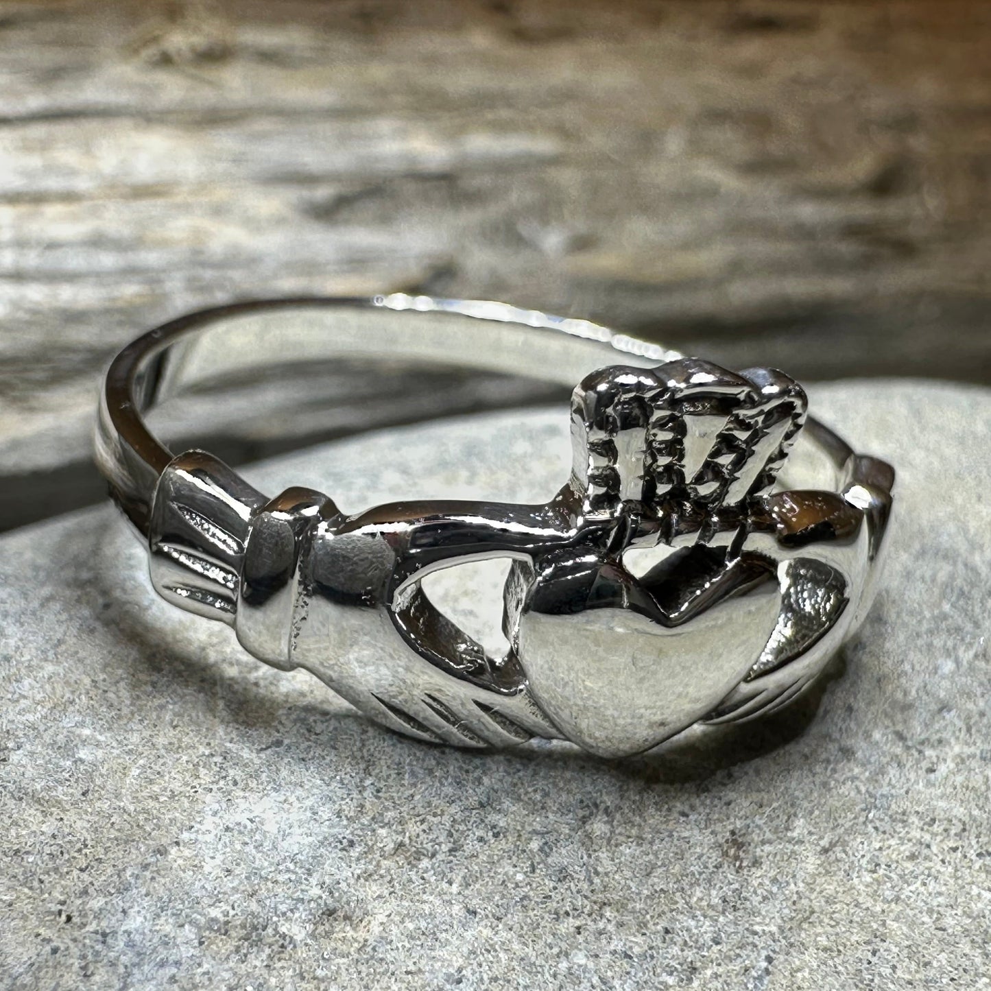 Irish Claddagh Celtic Knot Ring