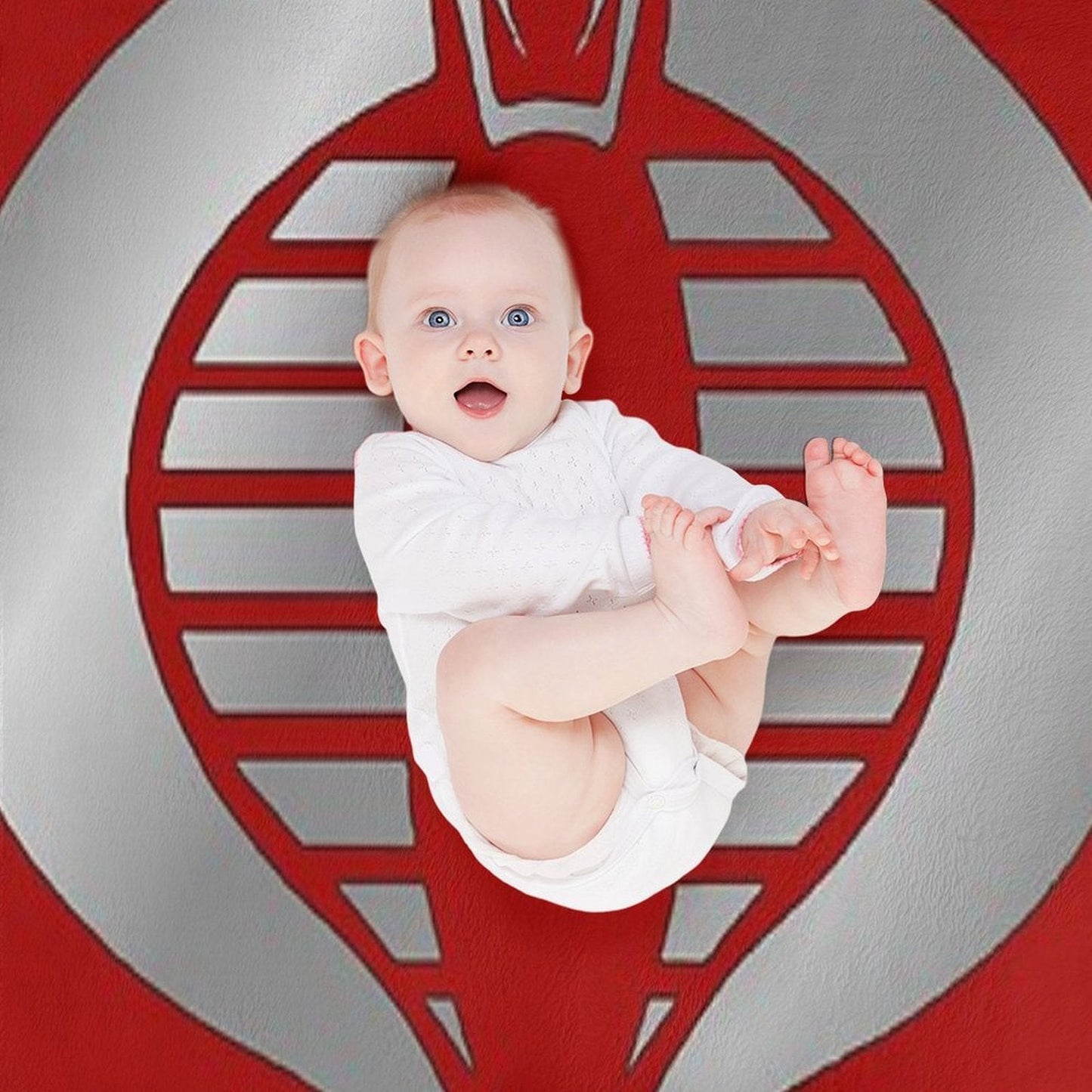Cobra Crimson Guard Logo Throw Blanket