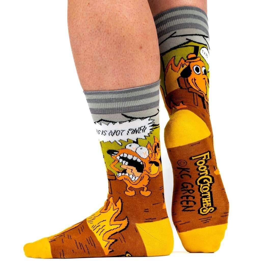This is Fine. Also, Not Fine. Crew Socks - 
