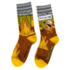 This is Fine. Also, Not Fine. Crew Socks - 