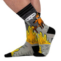 This is Fine: Noir Edition Crew Socks - 