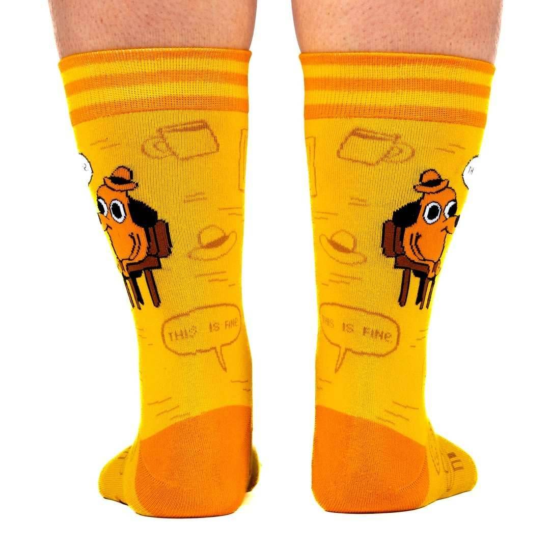This is Fine: Iconic Edition Crew Socks - 