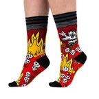 Metal This is Fine Crew Sock Pack | 2 Designs - 