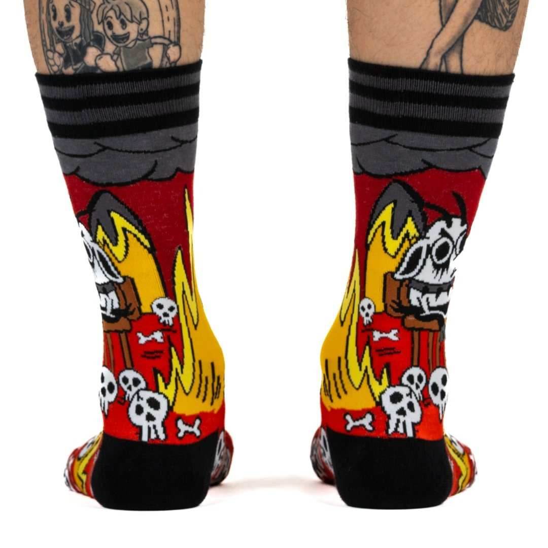 Metal This is Fine Crew Sock Pack | 2 Designs - 