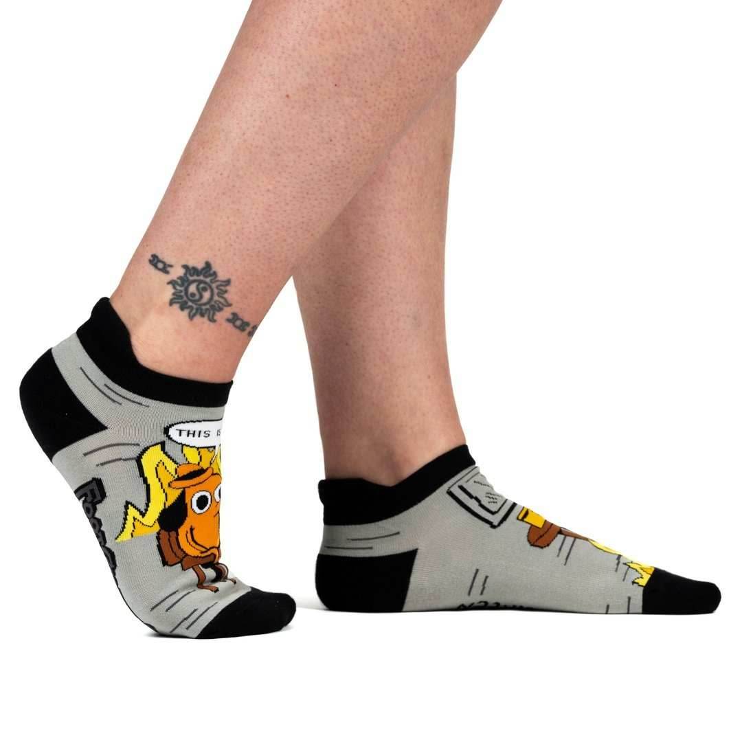 This is Fine: Black Coffee Edition Ankle Socks - 