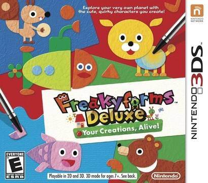 Freakyforms Deluxe: Your Creations, Alive! (Nintendo 3DS) - Game Only