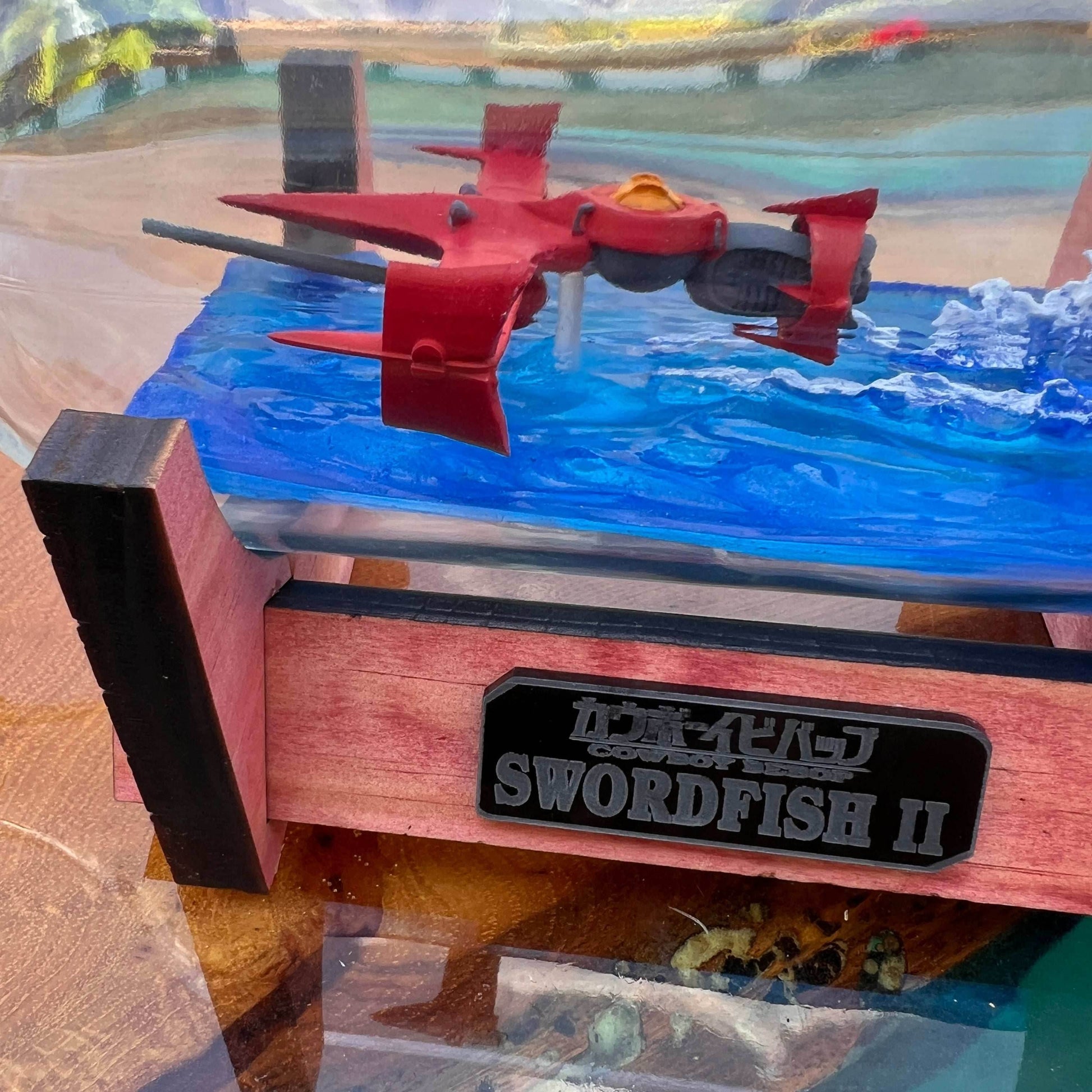 Cowboy Bebop Swordfish II in a Bottle - With Stand