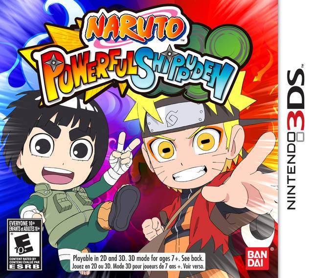 Naruto Powerful Shippuden (Nintendo 3DS) - Game Manual Only