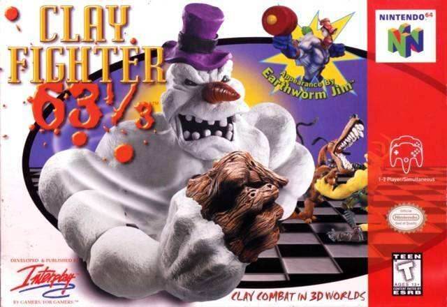 Clay Fighter 63 1/3 (Nintendo 64) - Game Manual Only
