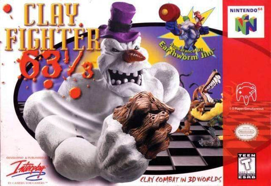 Clay Fighter 63 1/3 (Nintendo 64) - Game Manual Only