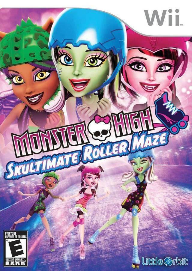Monster High Skultimate Roller Maze (Wii) - Game Manual Only