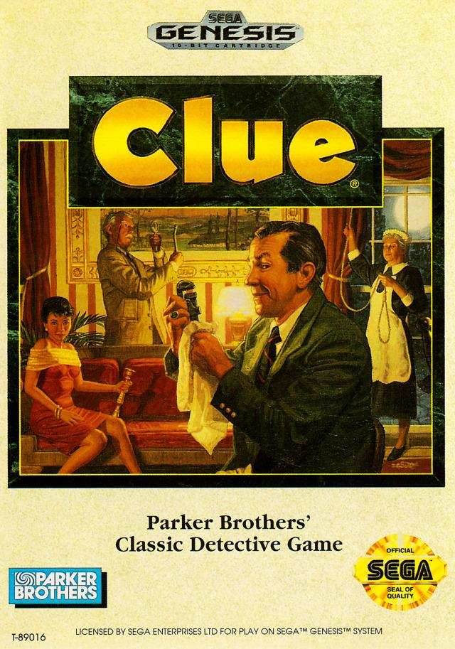 Clue (Sega Genesis) - Game Manual Only