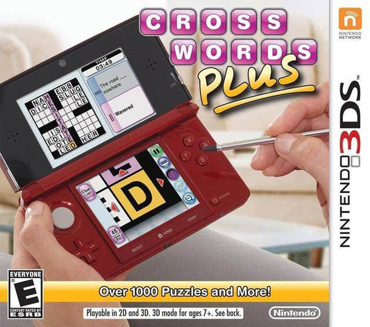 Crosswords PLUS (Nintendo 3DS) - Game Manual Only