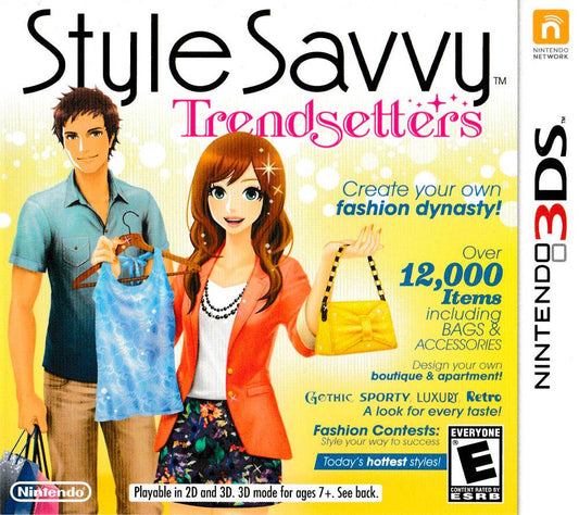 Style Savvy Trendsetters (Nintendo 3DS) - Manual Only