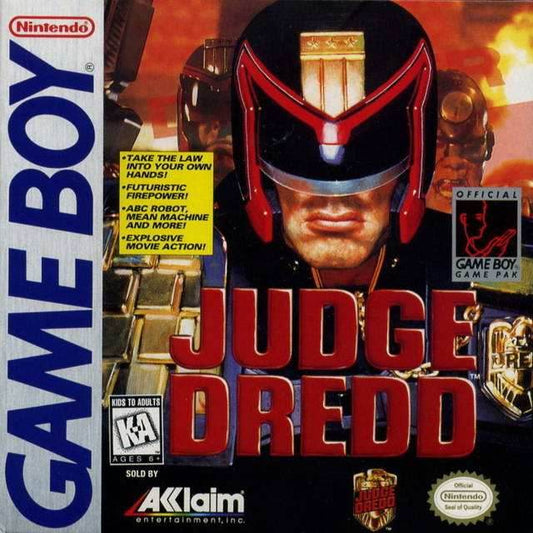 Judge Dredd (Gameboy) - Game Manual Only