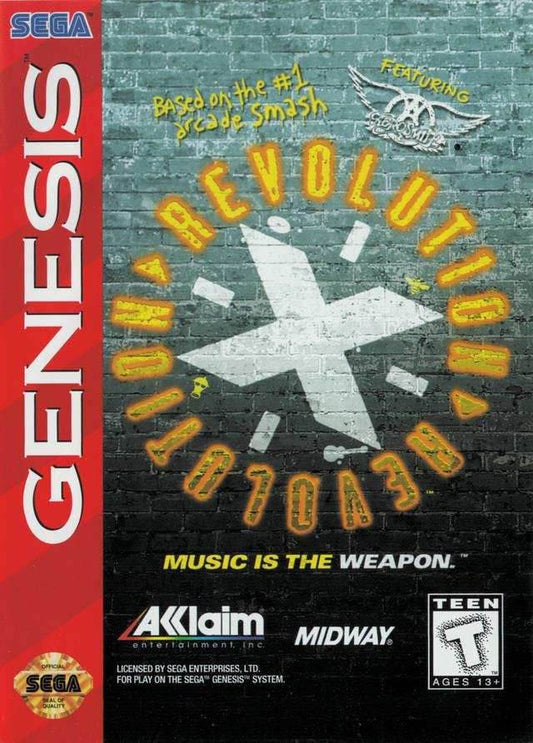 Revolution X (Sega Genesis) - Game Manual Only