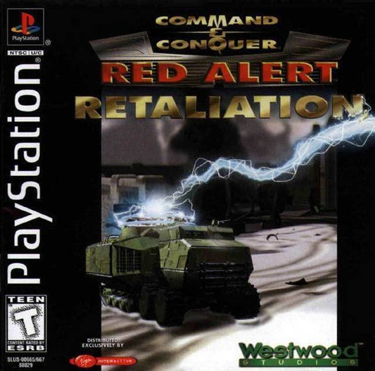Command and Conquer Red Alert Retaliation (Playstation) - Game Manual Only