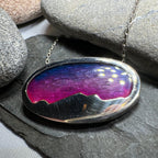 Purple Skies Northern Lights Necklace