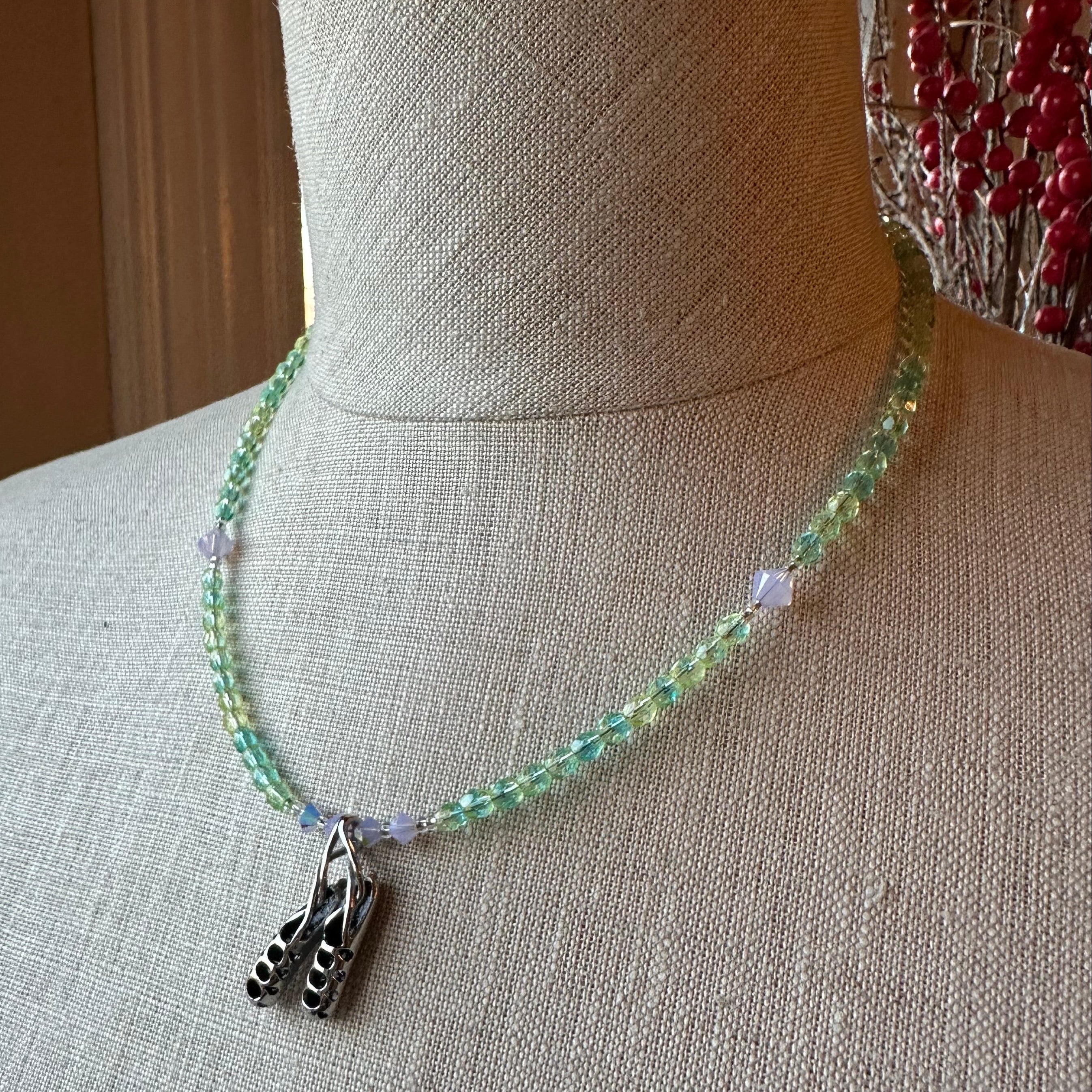 Sweet Irish Dance Shoe Necklace
