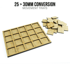 25 > 30mm Adapter Movement Trays - 2 / 1 / Blank