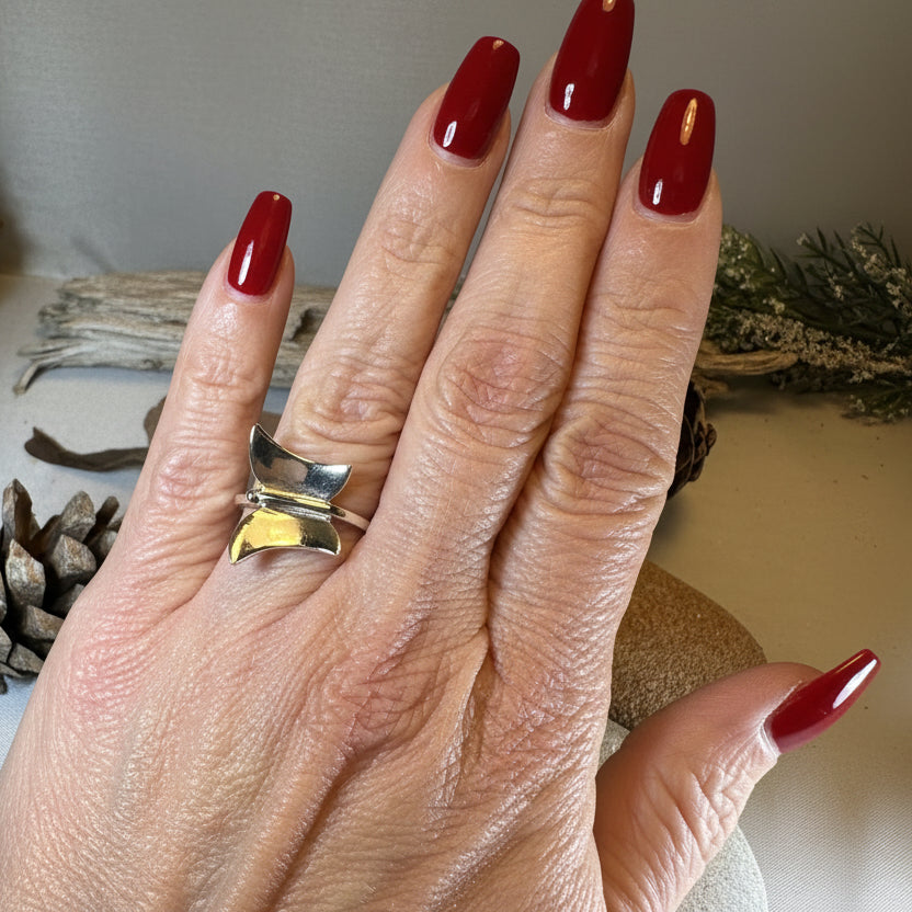 Modern Butterfly Ring
