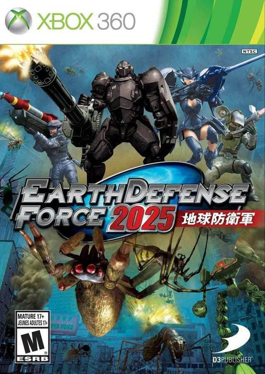 Earth Defense Force 2025 (Xbox 360) - Game Manual Only